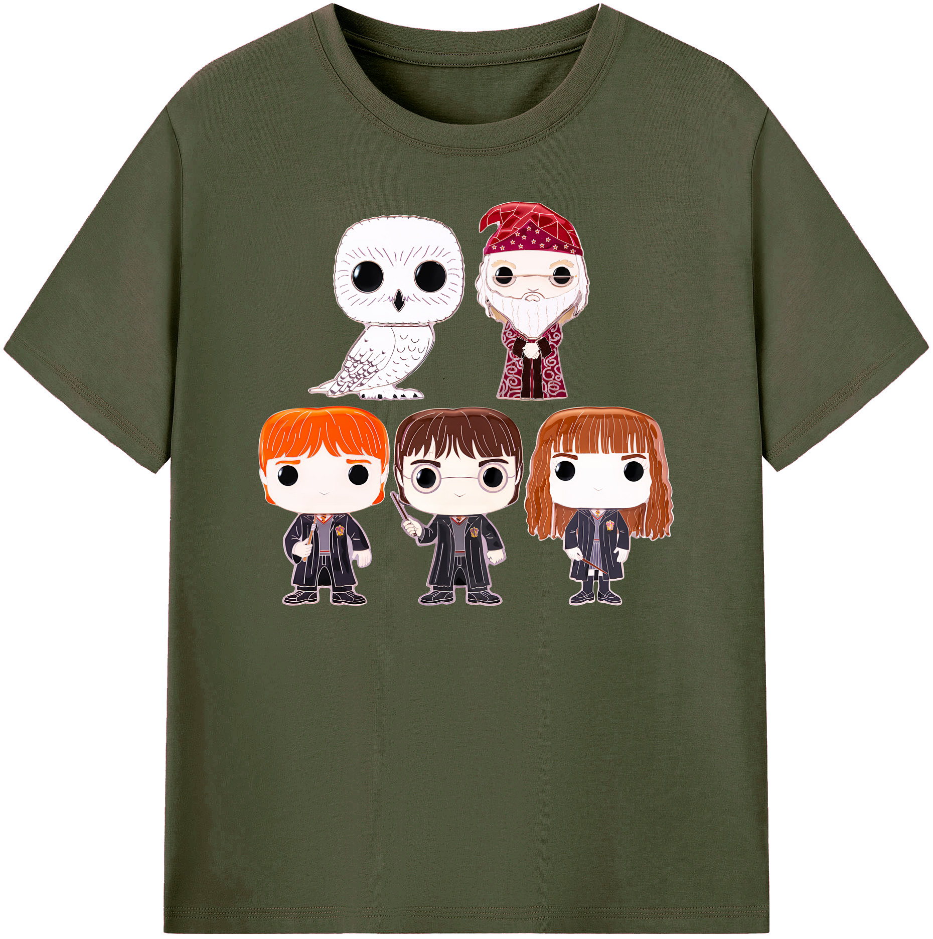（画像用） Harry Potter ハリー・ポッターシリーズ 綿100％ メンズ半袖Tシャツ｜肌触りやわらか＆通気性